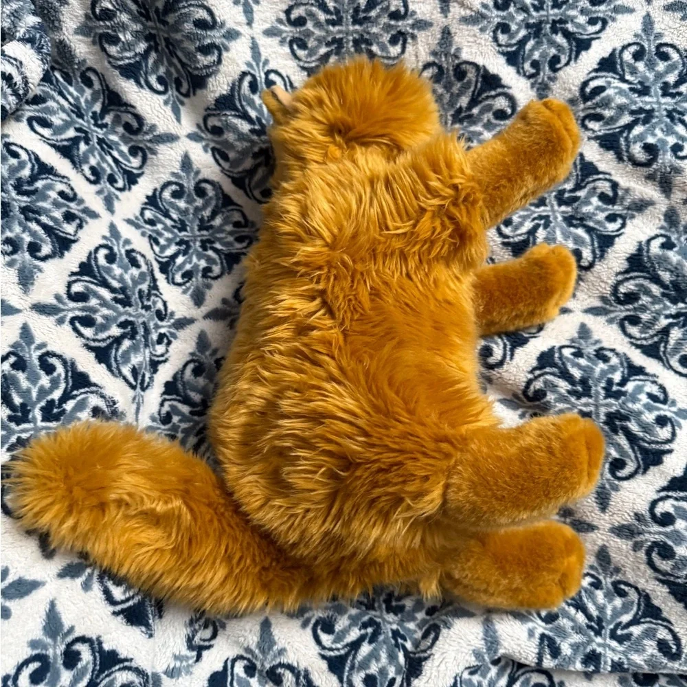 Harry Potter Wizarding World Crookshanks Plush Orange Stuffed Cat Toy